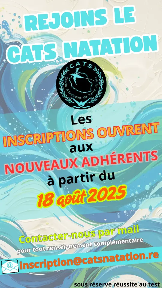 REJOINS LE CATS NATATION 2025 2026